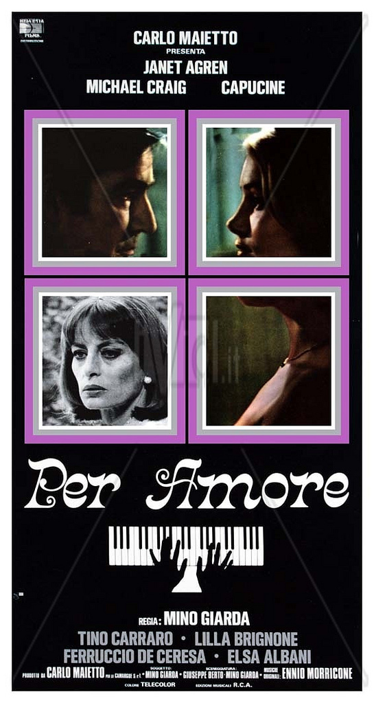 Per Amore movie posters and score - Fonts In Use