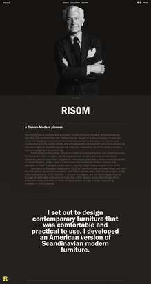 Story of Jens Risom