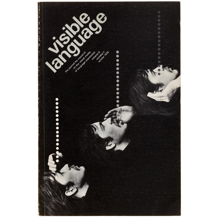 Visible Language journal, 1975 issue No. 33 1