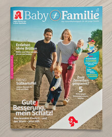 <cite>Baby &amp; Familie</cite> magazine, 2017 redesign