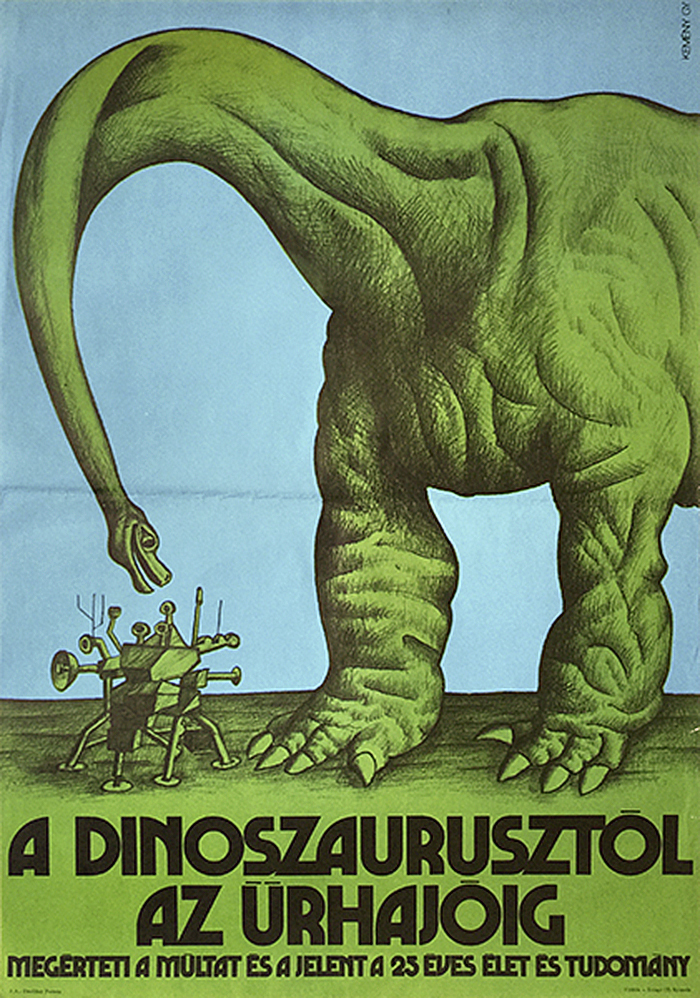 “From dinosaurs to spaceships” poster 1