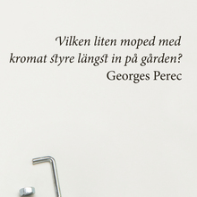 Georges Perec books, Modernista edition
