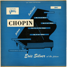 Eric Silver – <cite>Chopin Piano Ballades</cite>