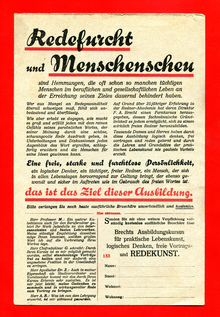 Verlag R. Halbeck ad for rhetoric courses