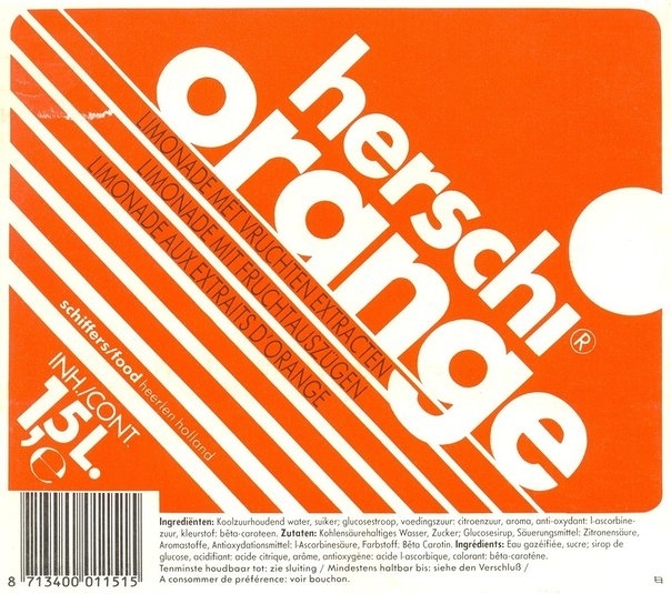 Herschi soda labels (1990–98) 2