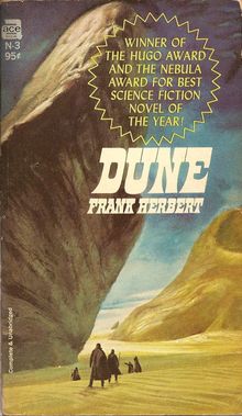 <cite>Dune</cite> by Frank Herbert (Ace Books, 1967 and 1974)