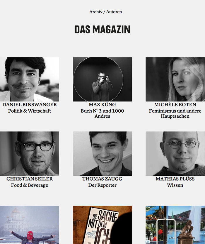 Das Magazin Blog 1