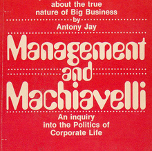 <i>Management and Machiavelli</i> book cover