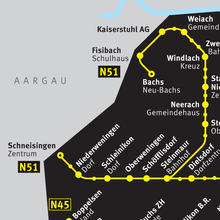 ZVV Nighttime Network Map