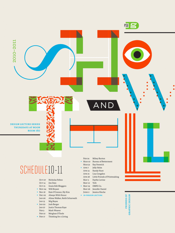 Portland State University “Show & Tell” series