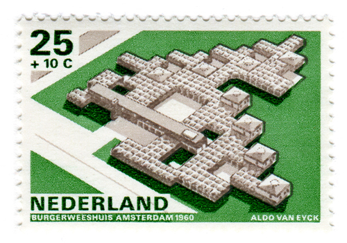 Modern Dutch Architecture Stamps (1969) 6