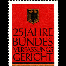 25 years of the Federal Constitutional Court, German Federal Post Office