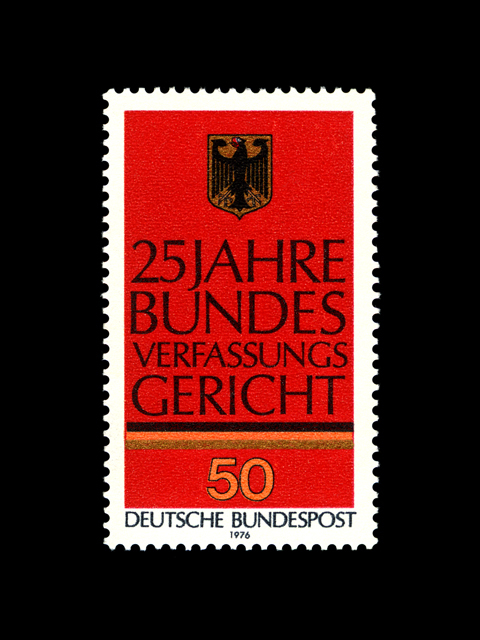 25 years of the Federal Constitutional Court, German Federal Post Office