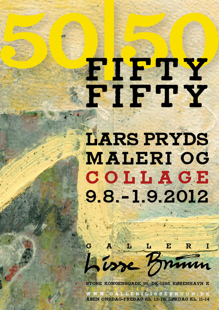 Fifty/Fifty exhibition posters 1