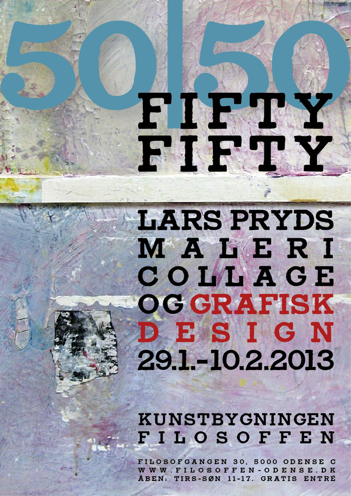 Fifty/Fifty exhibition posters 3