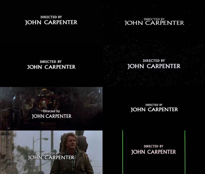Berthold Wolpe’s Albertus typeface played a recurring role for credits in a variety of John Carpenter’s films.