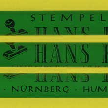 Stempelfabrik Hans Kappl pencil