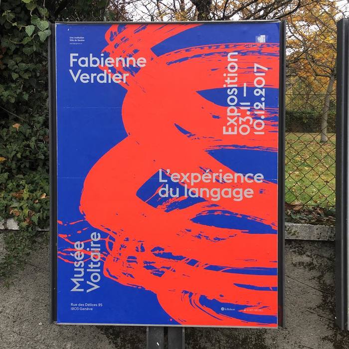 Fabienne Verdier – L’expérience du language, Musée Voltaire 2