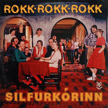 Silfurkórinn – <cite>Rokk rokk rokk</cite> album art