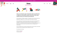 Setu Yoga website