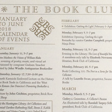 Book Club of California Events Calendar