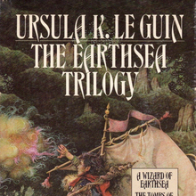 <cite>Earthsea</cite> trilogy by Ursula K. Le Guin (Bantam Spectra, 1984)
