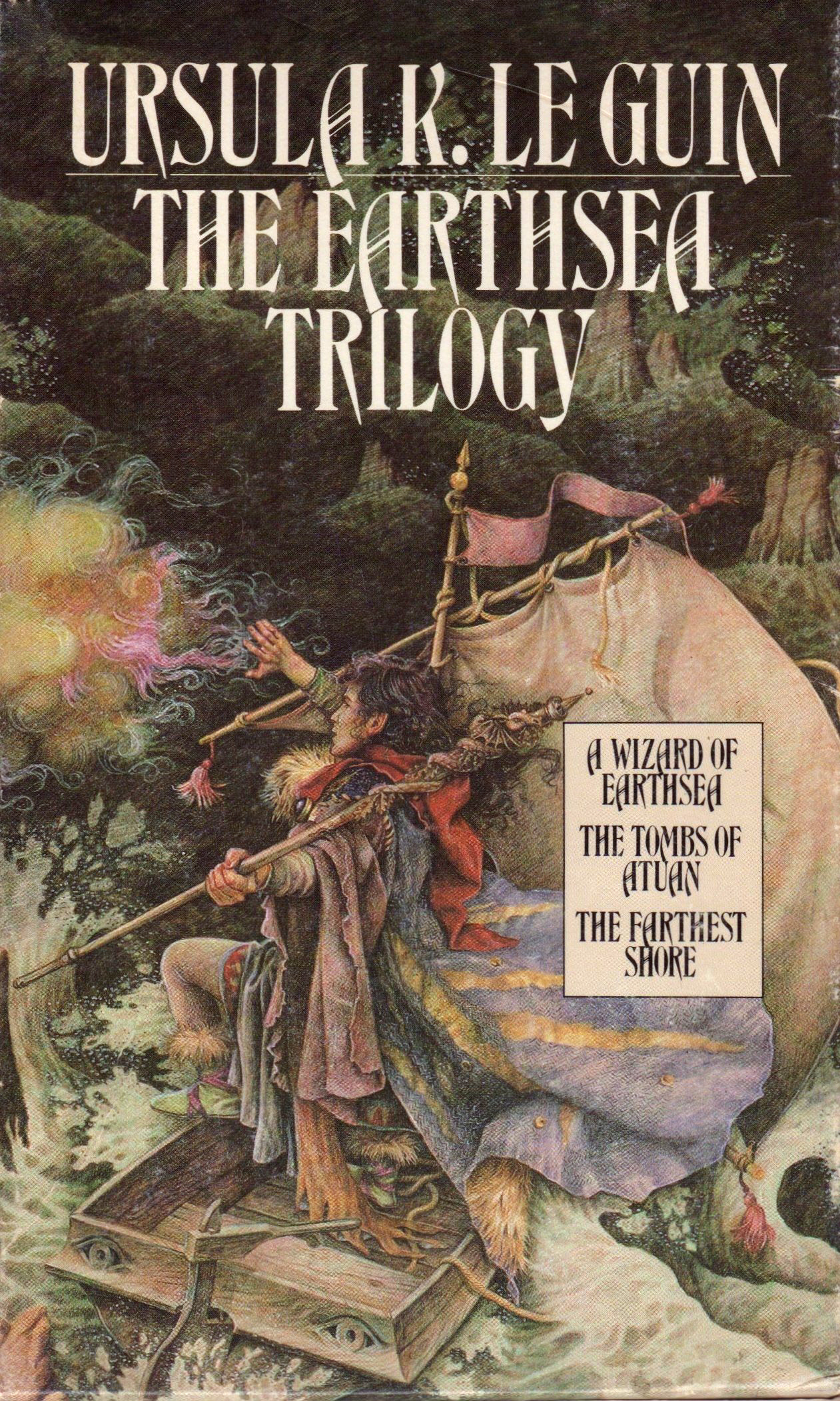 Earthsea Trilogy By Ursula K. Le Guin (Bantam Spectra, 1984) - Fonts In Use