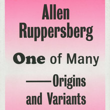 <cite>Allen Ruppersberg, One of Many – Origins and Variants</cite>