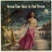Paul Weston – <cite>Dream Time Music </cite>album art