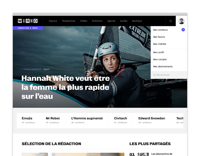 Wired French website 1