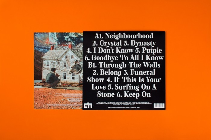 Back cover with track listing