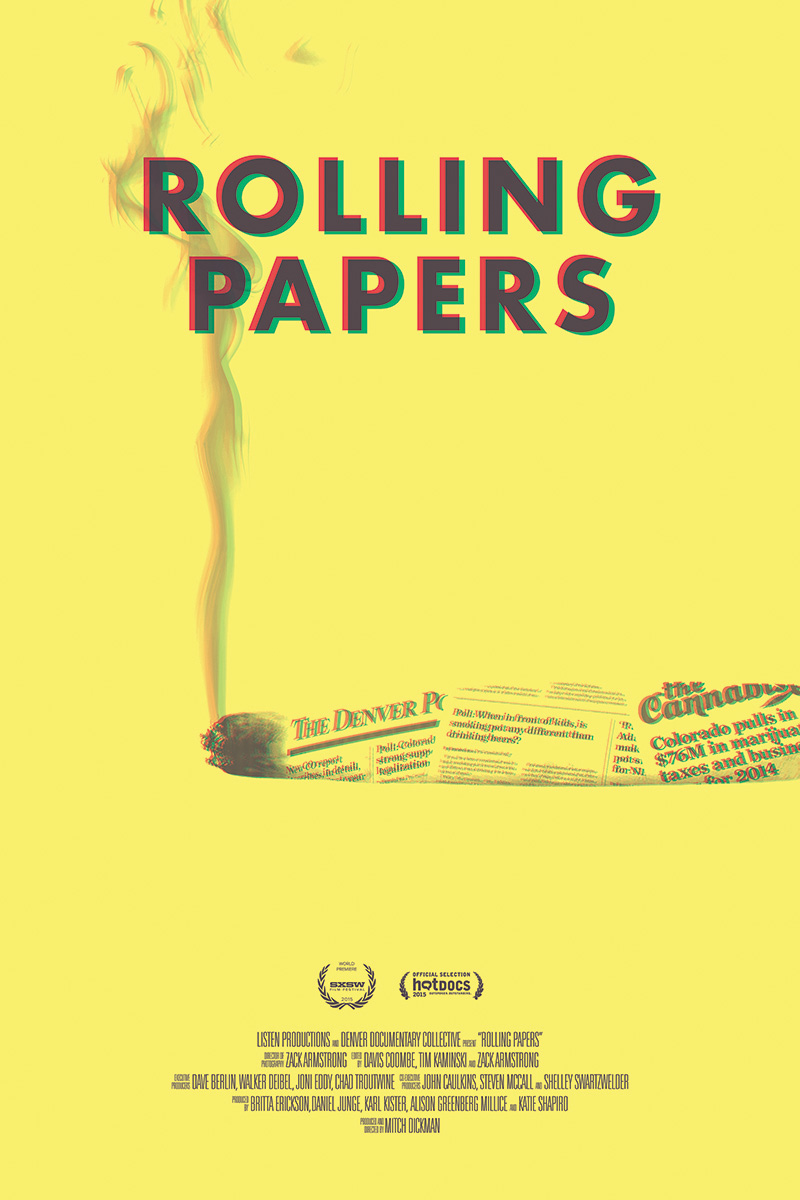 Rolling Papers movie poster - Fonts In Use