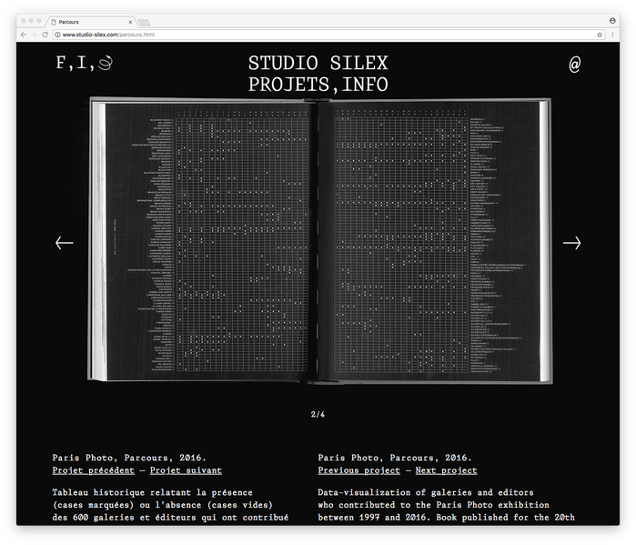 Studio Silex website/identity 4