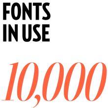 10,000 Uses on <cite>Fonts In Use</cite>