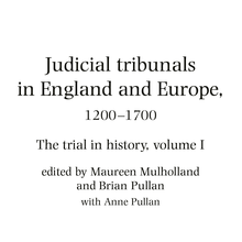 <cite>The Trial in History</cite>, Manchester University Press