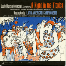 <cite>A Night in the Tropics</cite> <cite>/ Latin-American Symphonette </cite>album art