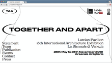 <cite>Together and apart </cite>– Latvian Pavilion website