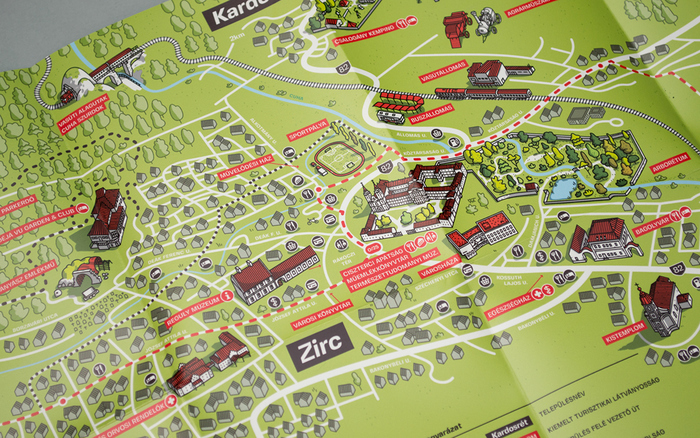 Zirc tourist map 2