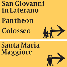 Capitolium signs and typeface