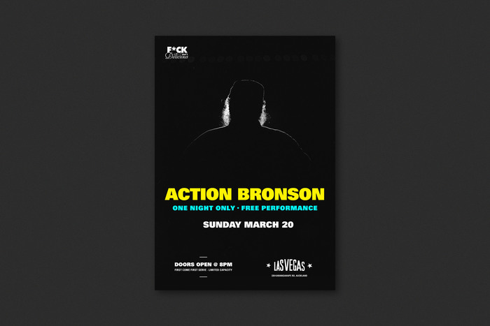 Action Bronson gig poster 1
