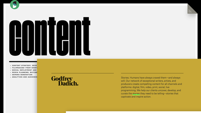 Godfrey Dadich Partners website 8