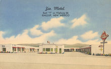 “Zia Motel” postcard