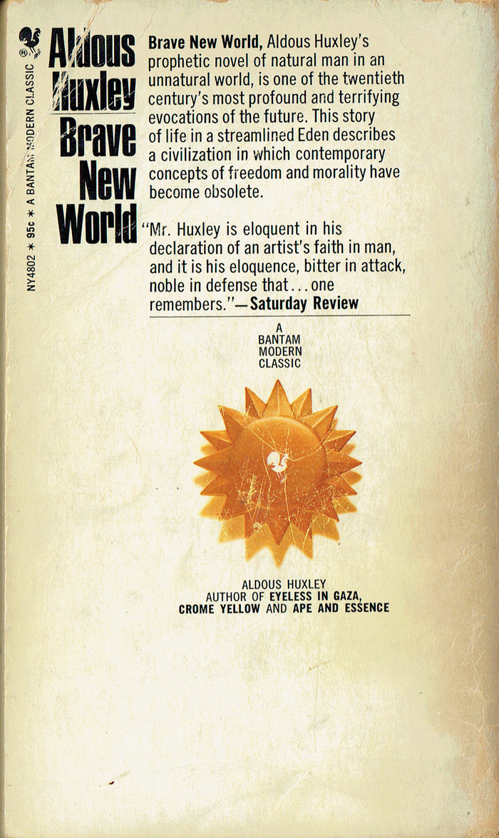 Brave New World by Aldous Huxley (Bantam, 1968) 2