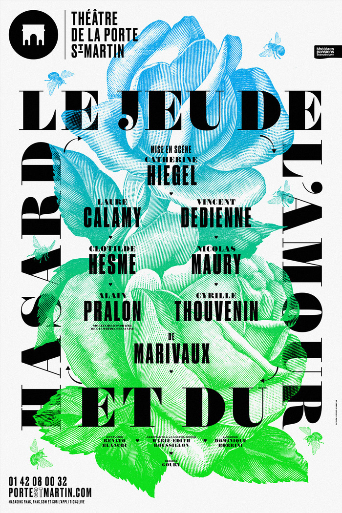 Le Jeu de l’amour et du hasard — Druk is combined with Trianon Normande.