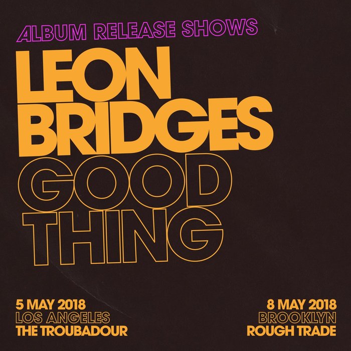 Leon Bridges – Good Thing album art 3