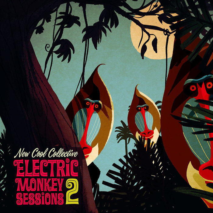 Front cover of New Cool Collective’s Electric Monkey Sessions 2, 2017. [More info on Discogs]