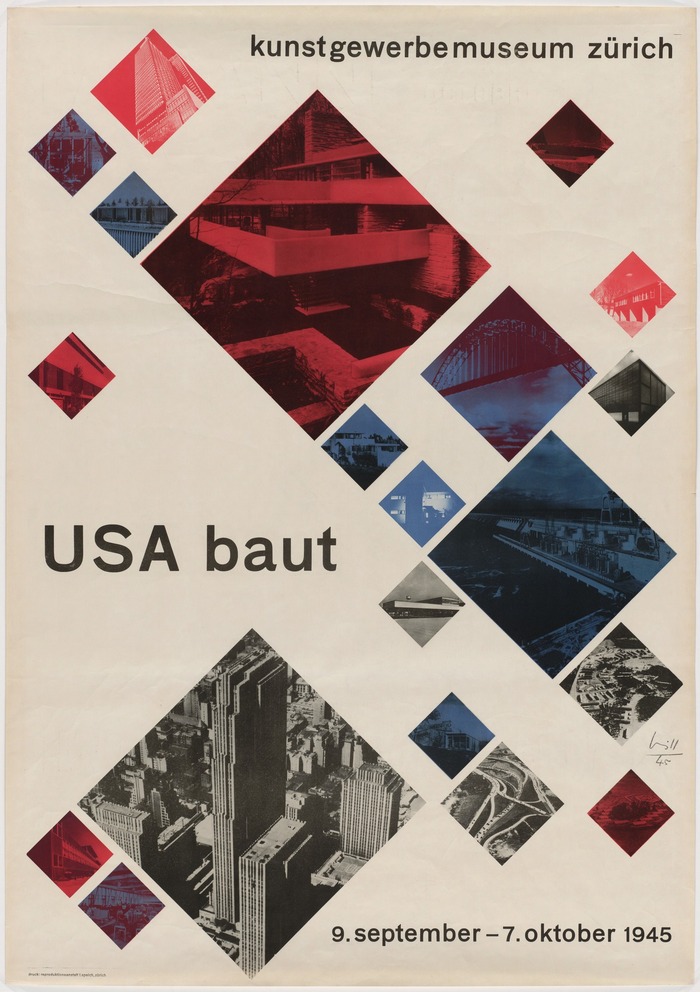 USA baut exhibition poster