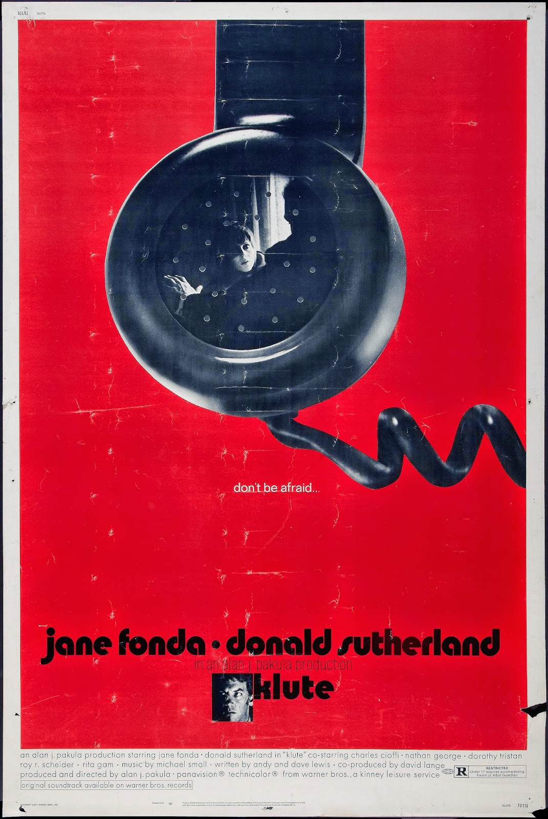 Klute (1971) movie poster - Fonts In Use