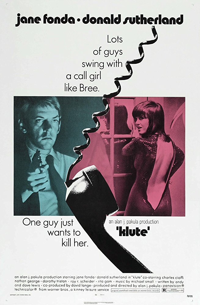 Klute (1971) movie poster 2