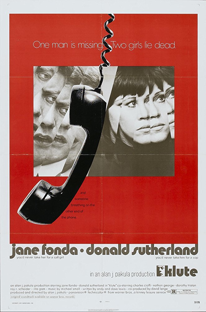 Klute (1971) movie poster 3